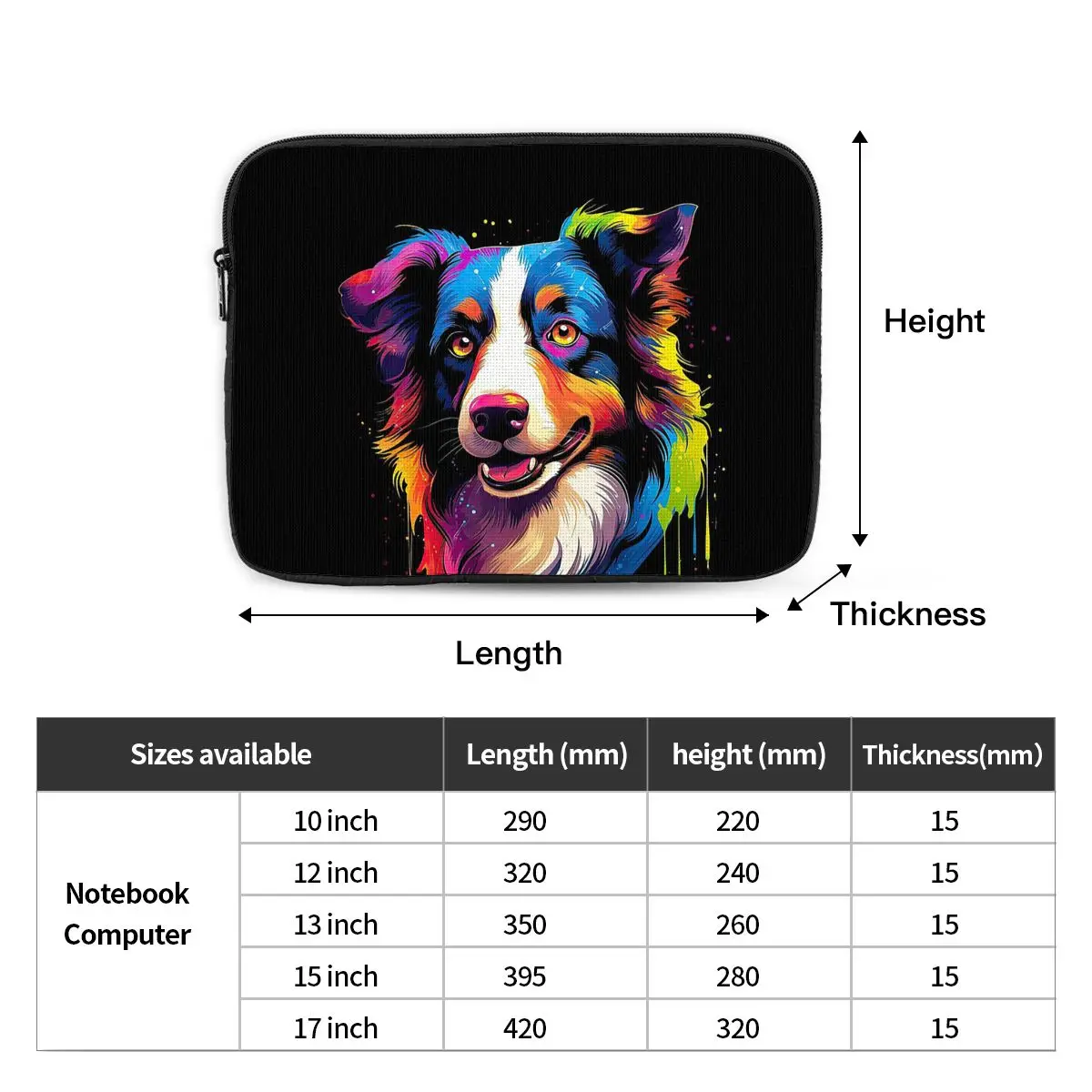 حقيبة كمبيوتر محمول للكمبيوتر المحمول من بوردر كولي، حقيبة غطاء للكمبيوتر المحمول، حقيبة مضادة للصدمات #2