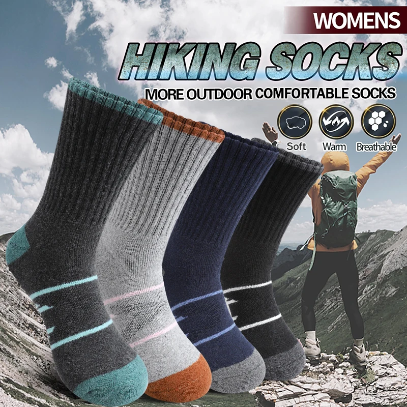 4Pairs Winter Women Mid Tube S - Wool Hiking Sock recension och pris