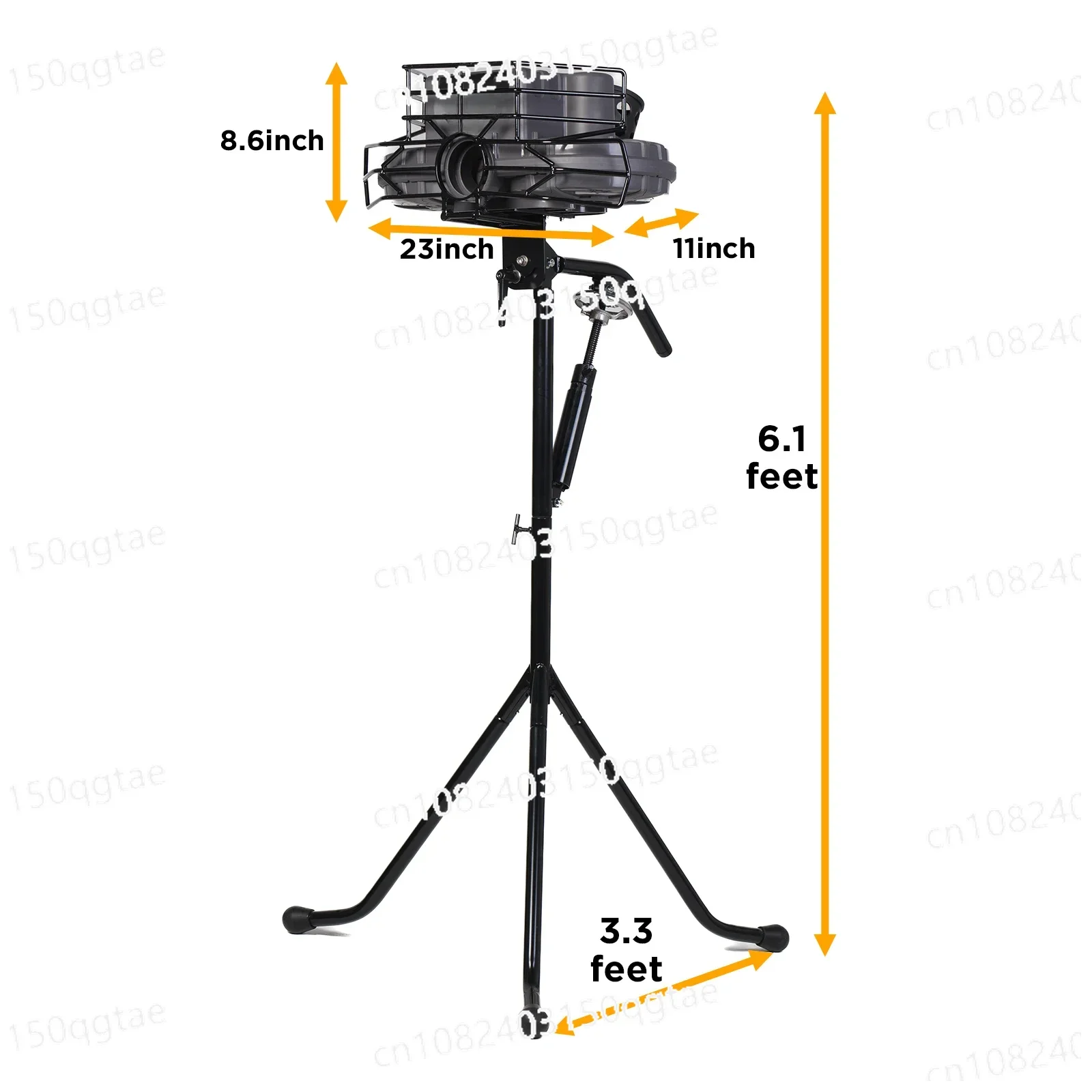 Dual-Wheels 2 in 1 Baseball & Cricket Pitching Machine, Angle and Speed Adjustable, 30 To 95 MPH