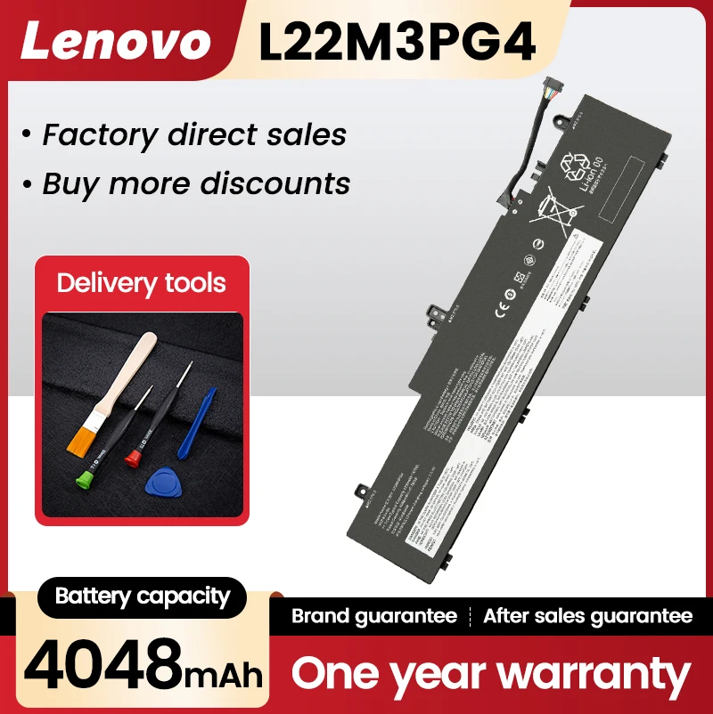 

BNN 4048mah L22M3PG4 New Laptop Battery for Lenovo ThinkPad Gen 1/Gen 2 E14 Gen 5/Gen 6 L22D3PG4 L22X3PG4 SB11N45976 E14 2023