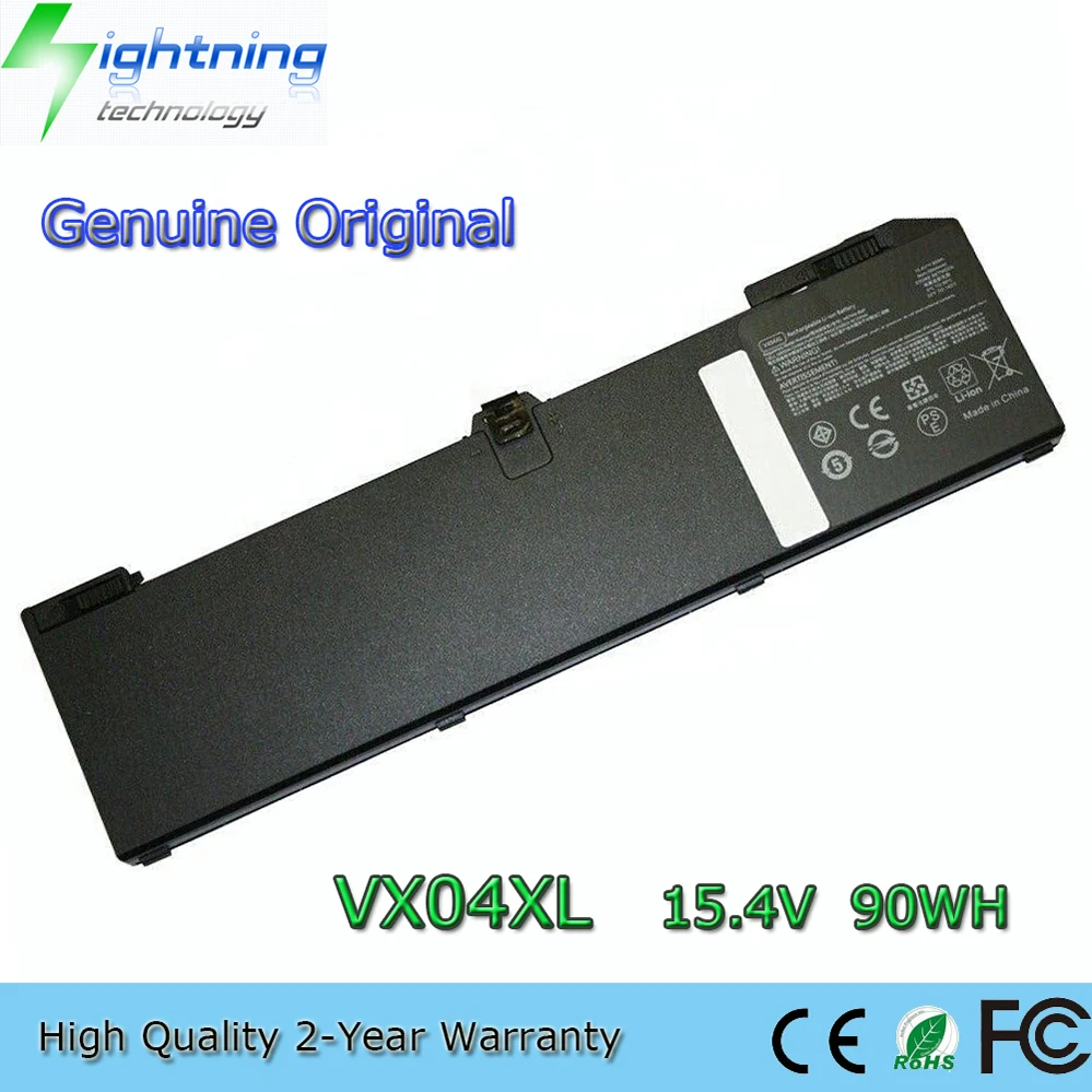 

Genuine 15.4V 90Wh VX04XL Notebook Battery for HP Zbook 15 G5 G6 2YW99AV 2YX00AV 2ZC40EA 2ZC41EA