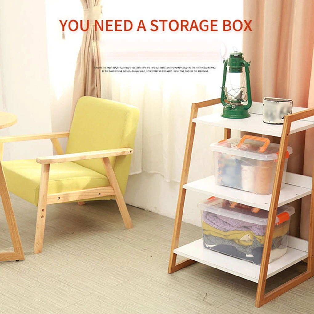 Storage Boxes Transparent Plastic Dustproof Cases with Handles and Cover Large Capacity Toy Sundries Organizer Bathroom