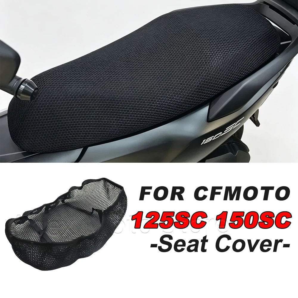 For CFMOTO 150SC 125SC 125 150 SC Motorcycle Seat Cover Non-Slip Breathable Cushion Heat Insulation Scratch Protection