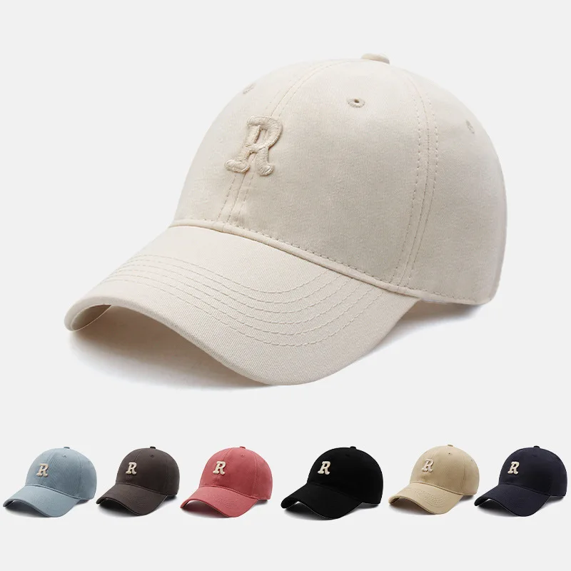 

Patchwork Letter Baseball Cap Soft Top Slimming Adjustable Sun Hat Breathable Unisex UV Protection Fashion Outdoor for Men Women