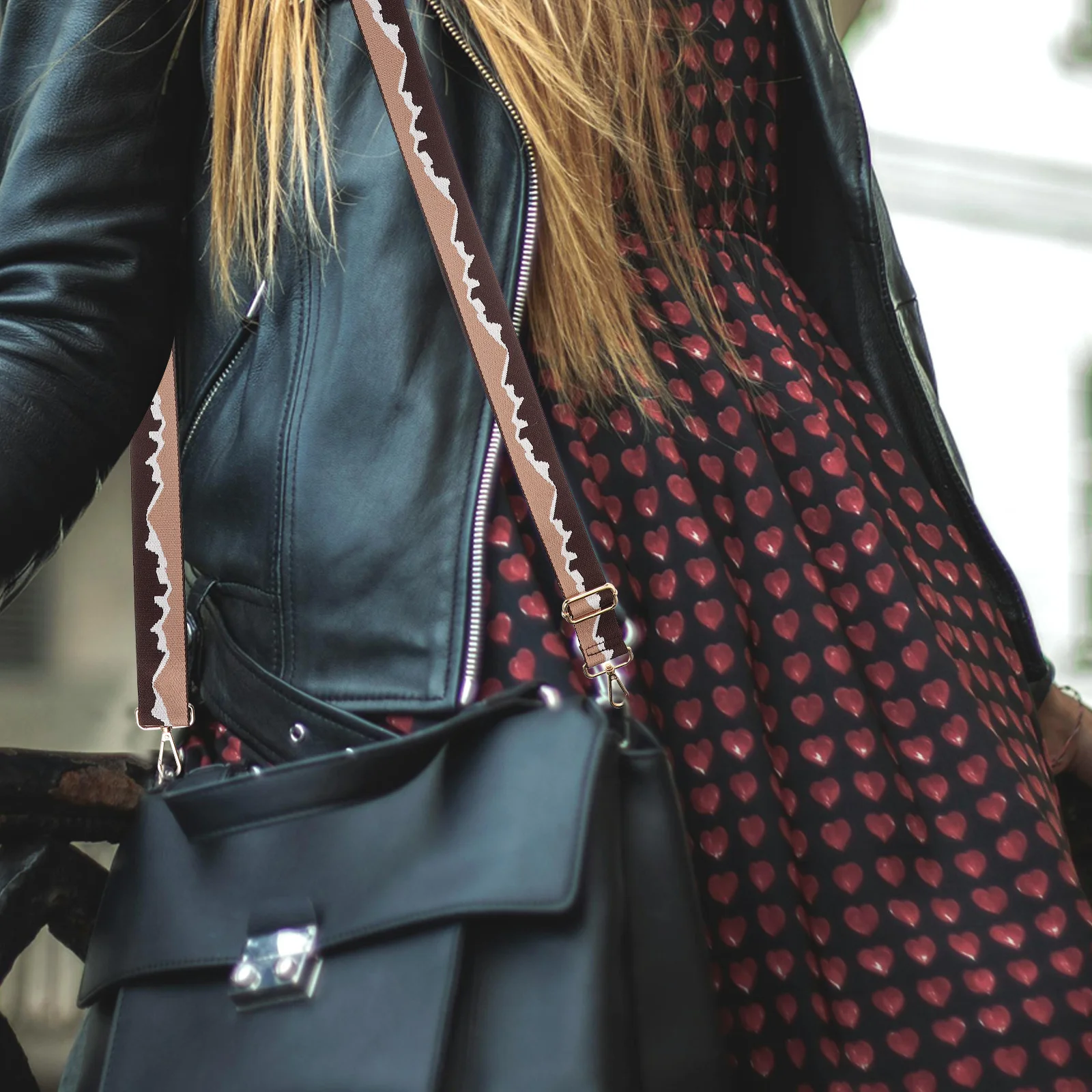 

Wide Shoulder Strap Bag Replacement Crossbody Straps Chunky Purse Adjustable Stable Materials Suitable Occasions