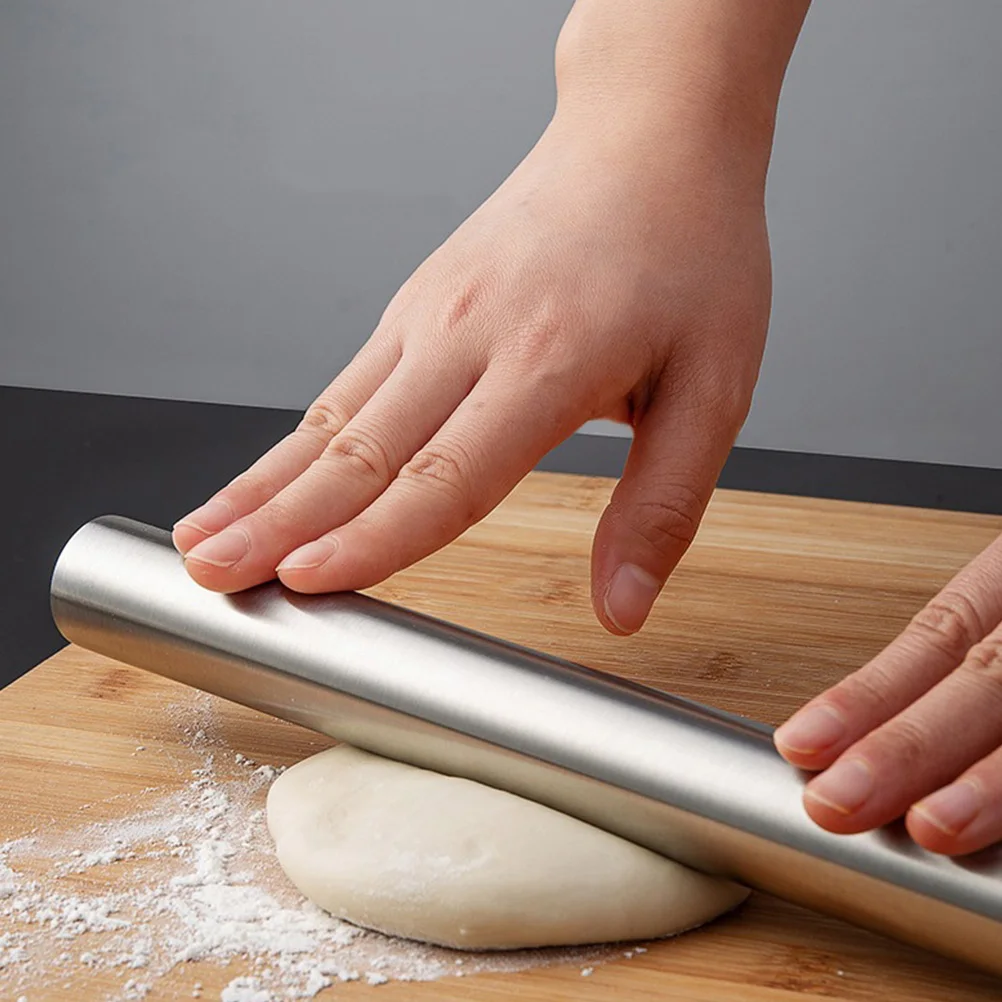 

Stainless Steel Rolling Pin 304 Grade Hollow Small Size Perfect for Dough Pizza Bread Kitchen Baking Tools Easy Cleaning Non