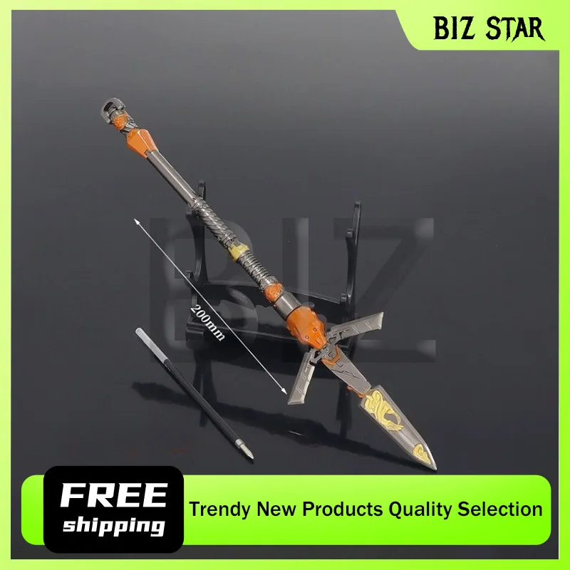 20 سنتيمتر/7.87in APEX بطل الطرفية شخصية القرطاسية فالكيري توقيع قلم محايد اللون نموذج معدني ألعاب إبداعية أسلحة السيف