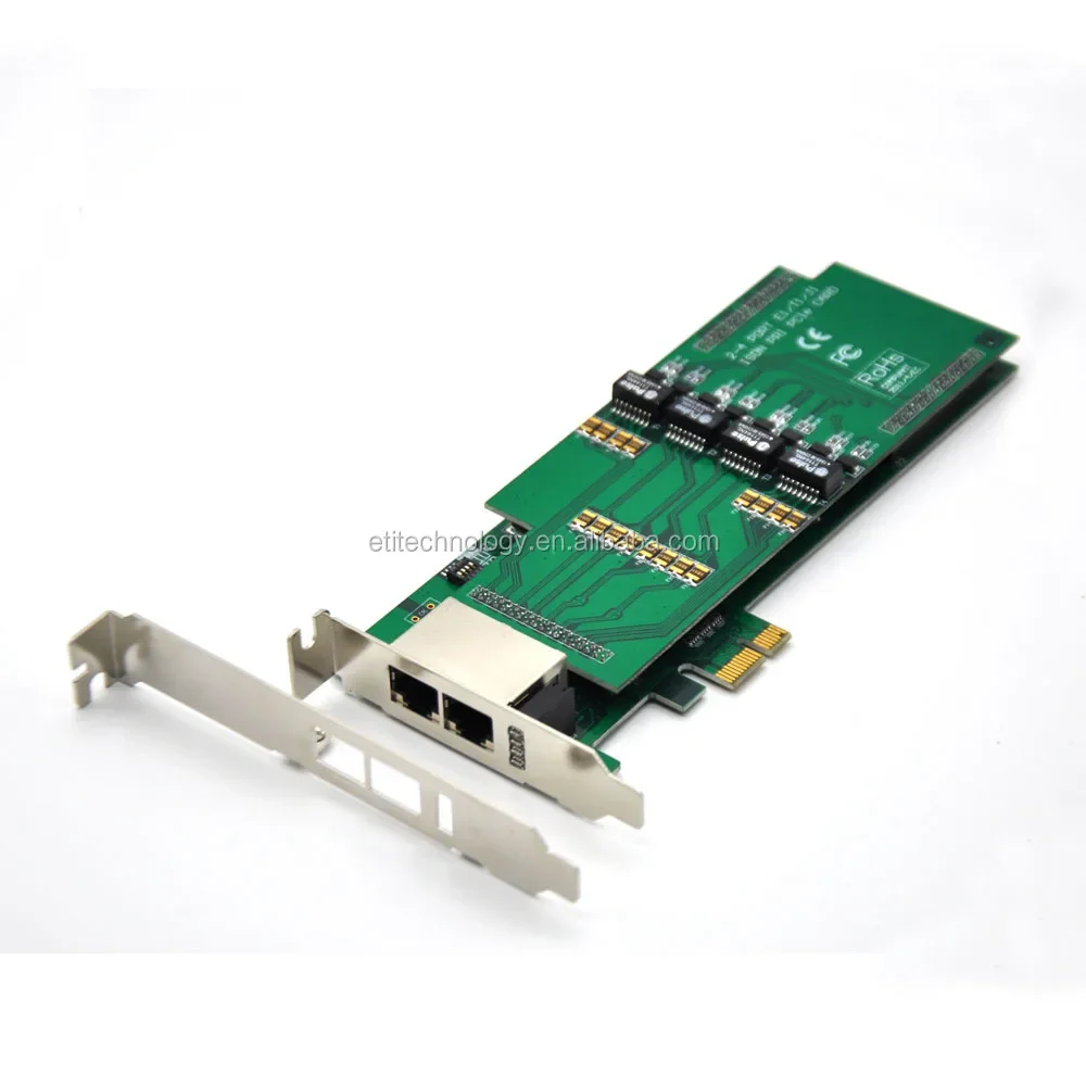 بطاقة النجمة لإصدار 2U ، TE420E ، PCI-E ، 4 منافذ ، E1 ، T1 ، J1 ، Digium