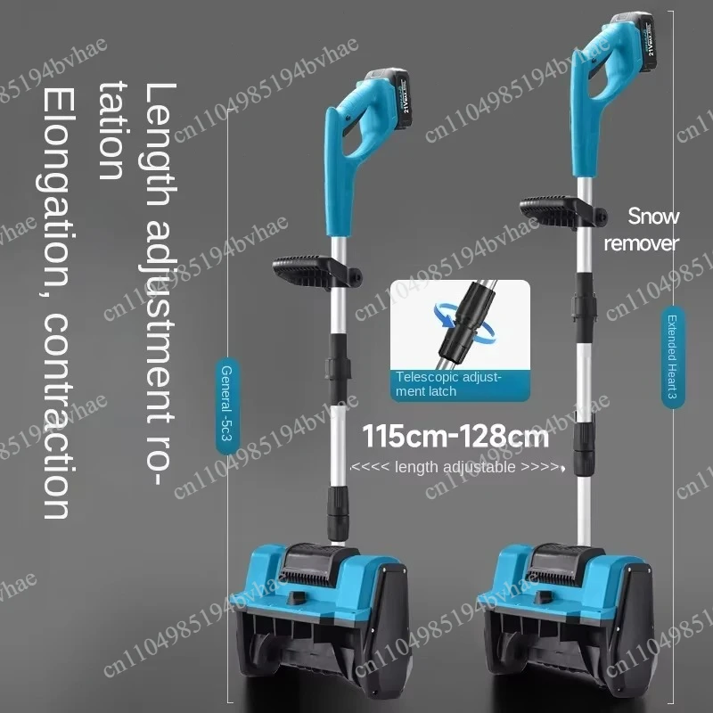 Home folding hand push snow removal machine, electric all-in-one machine, yard road snow cleaning tool