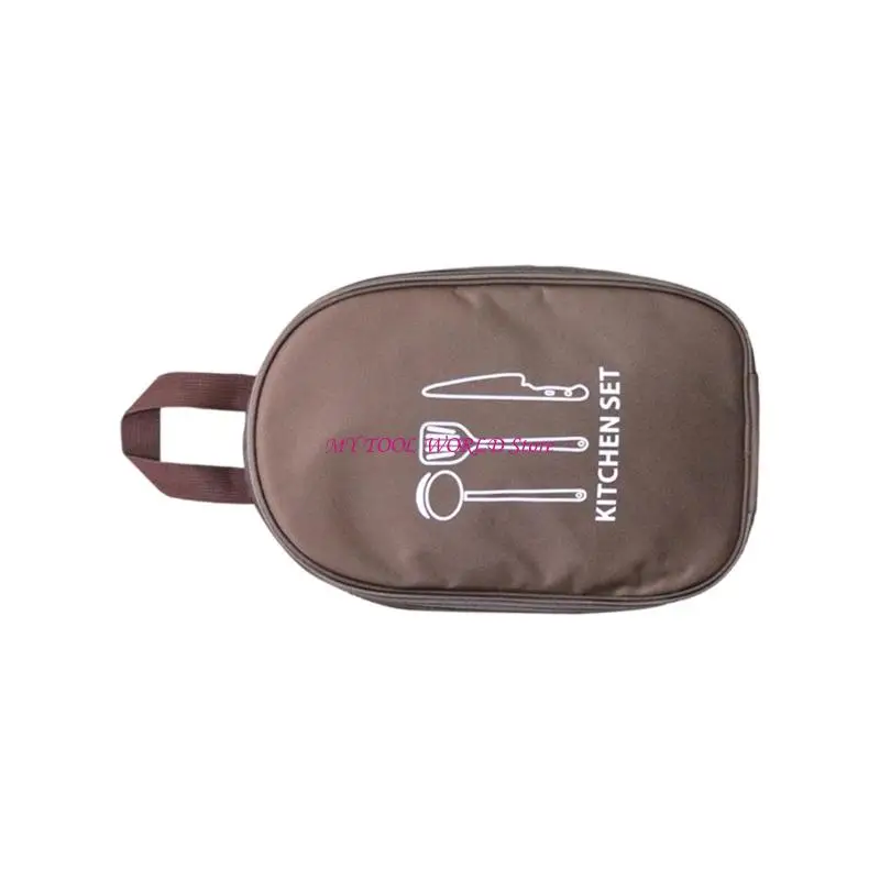 Waterproof Cooking Utensil Organizers Bag Cookware Bag Storage for Camping Travel A2BB
