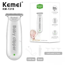 Kemei Rechargeable Electric Hair Clipper KM-1319 Baby Hair Trimmer Portable Household Hair Clipper