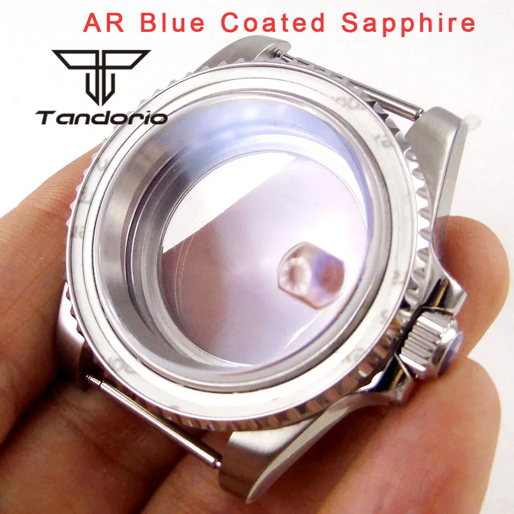 

AR Blue Coated Sapphire Glass SUB Steel Watch Case 200m Waterproof for NH34 NH35 NH36 NH70 NH72 ETA2824 ST2130 PT5000 SW200 Part