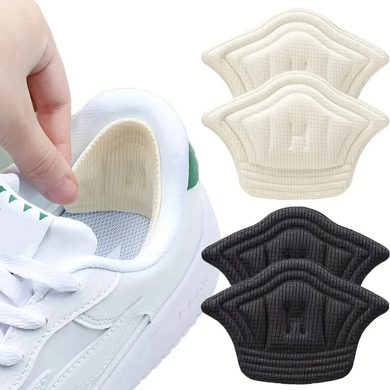 1/2/3/4pairs Insoles Heel Pads For Sports Shoes | Adjustable Size Anti-Wear Cushion Inserts, Heel Protector Back Sticker