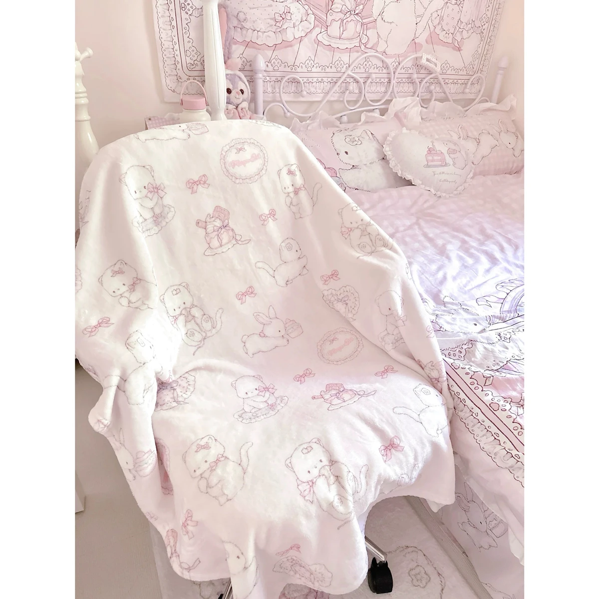 Wearable Soft Blanket Shawl, Warm, Office, Bedroom, Living Room, Cute, Winter