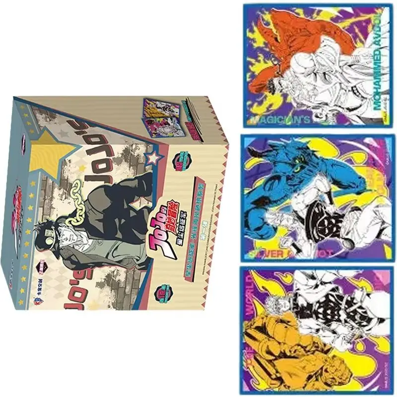 本物のジョジョの奇妙な冒険カードスターダストクルセイダーズグローリー再登場シリーズアニメーションキャラクターコレクションカードおもちゃギフト