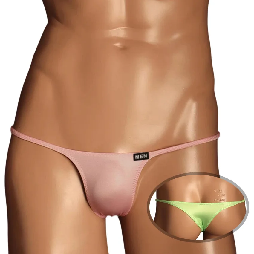 6pcs Men Low Rise Sheer Mesh T-back Thong, Glossy Lightweight Breathable Underwear, Fashion Comfort Sexy Male Daily Panties