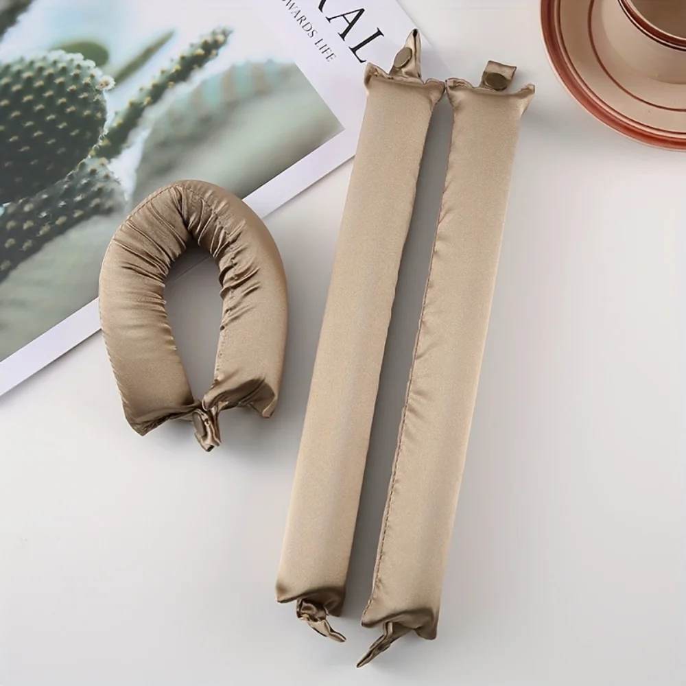 عقال الشباك بدون حرارة لتجعيد الشعر بين عشية وضحاها الساتان لا بكرات شعر الحرارة لينة النوم قضبان مرنة كسول تصفيف إكسسوارات الشعر