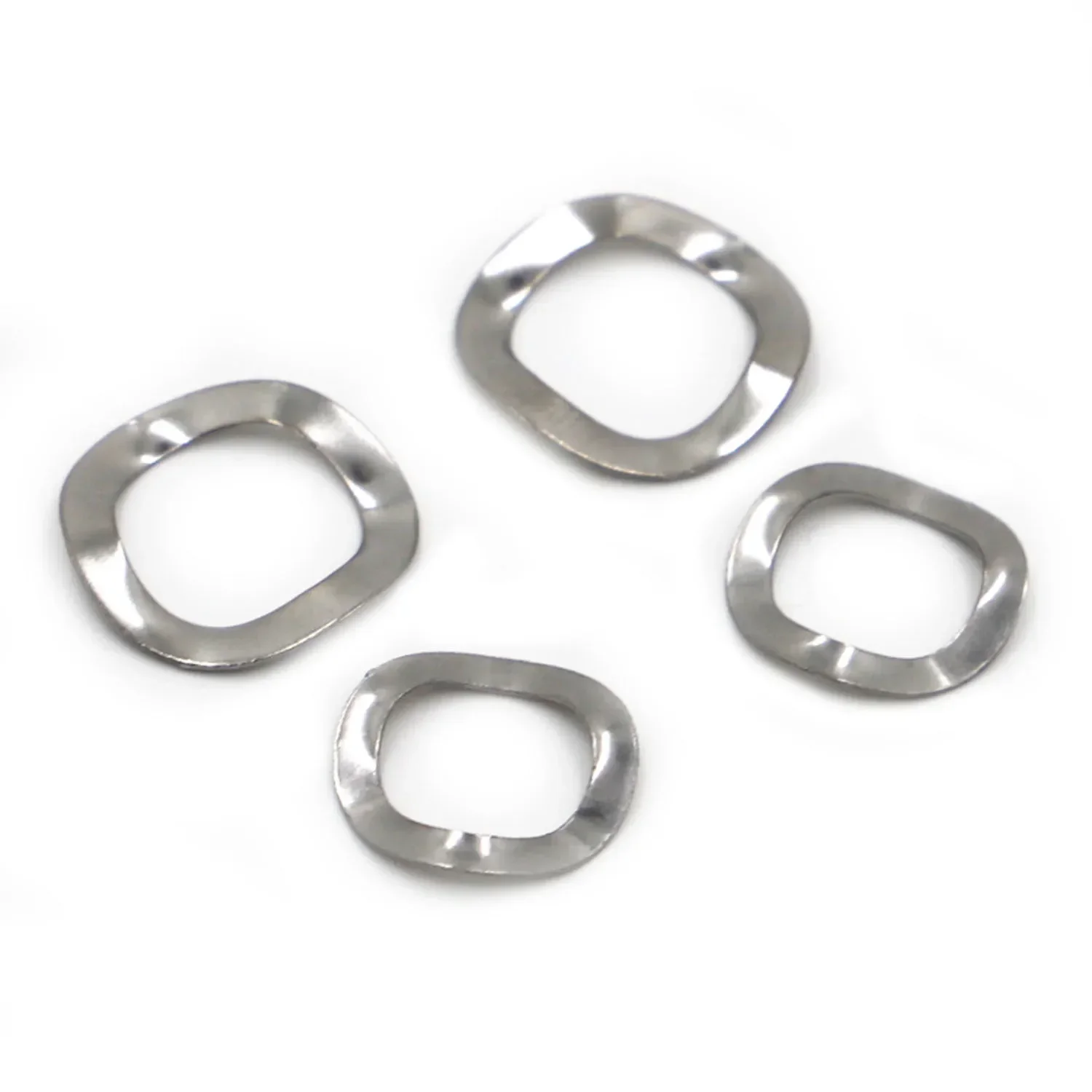 M3 M4 M5 M6 M8 M10 M12 M14 M16 M19 M23 M25 M27 M31 M39 M41 M51 304 Stainless Steel Spring Washer Three Wave Washers