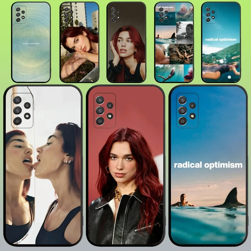 Radical Optimism D-Dua Lipa Phone Case For Samsung Galaxy A20,A21s,A22,A31,A32,A52,A53,A72,73,A80,A91 Soft Black Cover