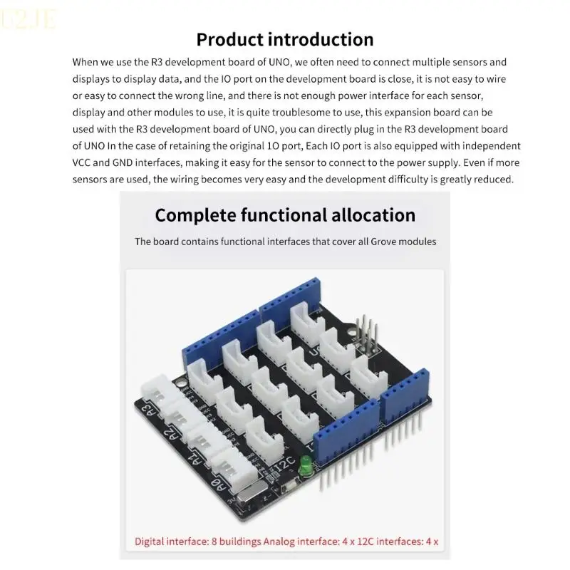 U2JEベースシールドv2.1拡張モジュールボードR3センサーIO開発デモボード