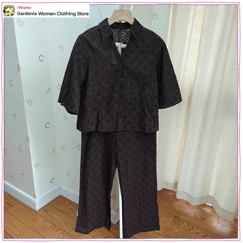 Relaxtion Eyelet Embroidered P - đánh giá và giá Embroidery Cotton Shirt