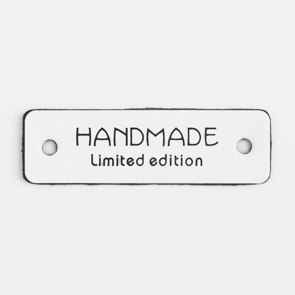 Wholesale Limited Edition Hand Made PU Leather Labels Tags For Handwork Gifts Leather Handmade Clothes Shoes Sewing Accessories