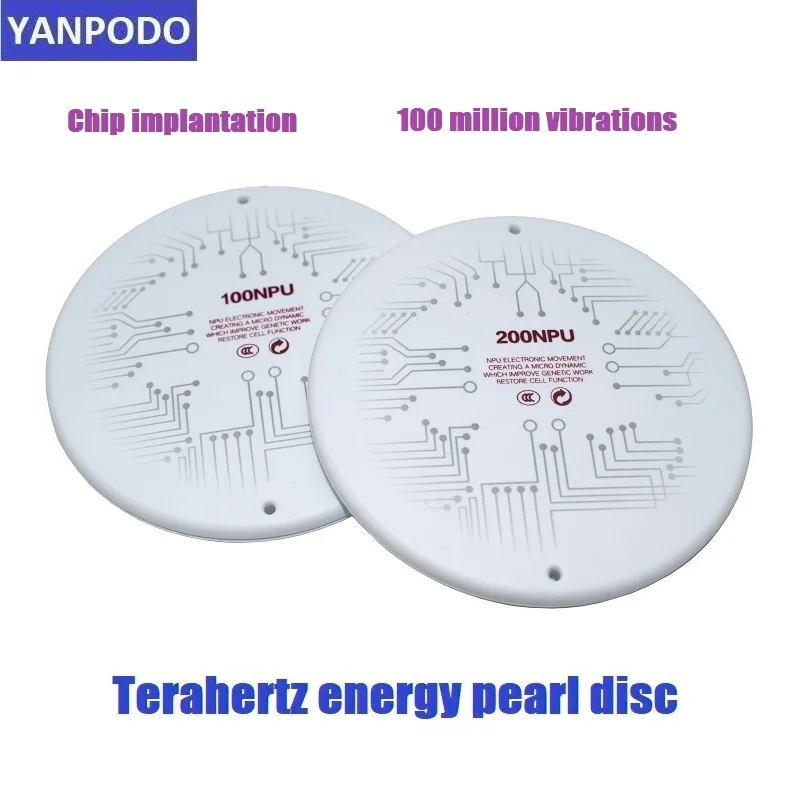 Imagem -04 - Terahertz Energy Pearl Disc Chips de Bioressonância Detector Thz para Pendurar ao Redor do Nick 100 200 400 Núcleos