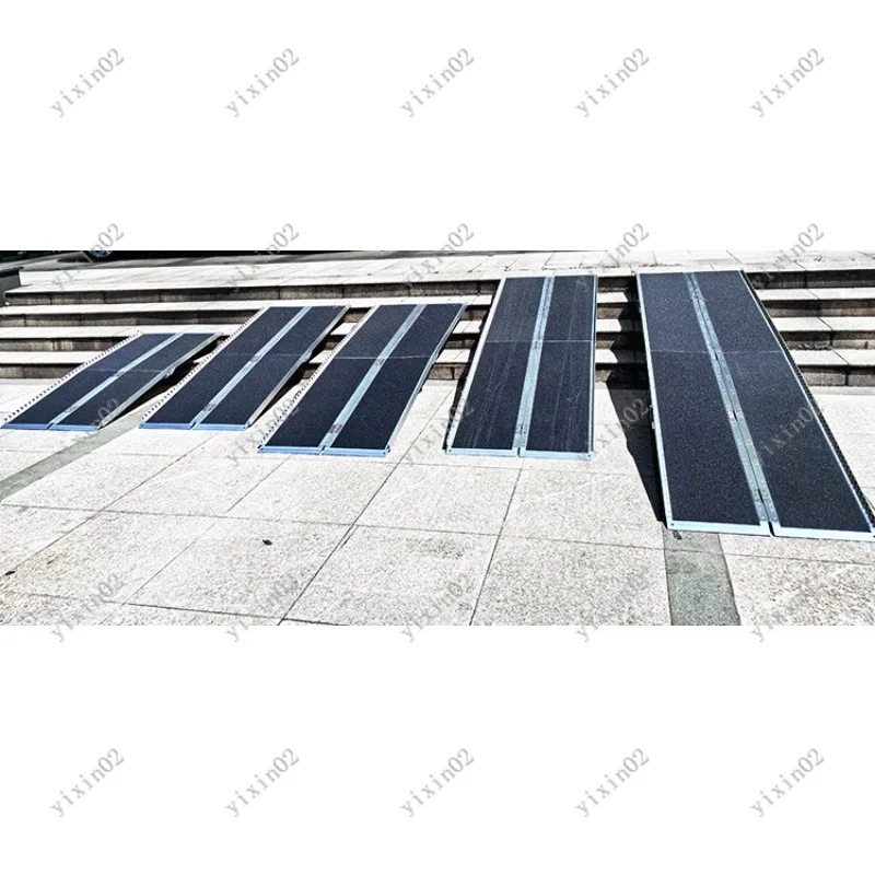 Portable Folding Non-slip Aluminum Alloy Ramp Barrier-free Mobility Access Tool