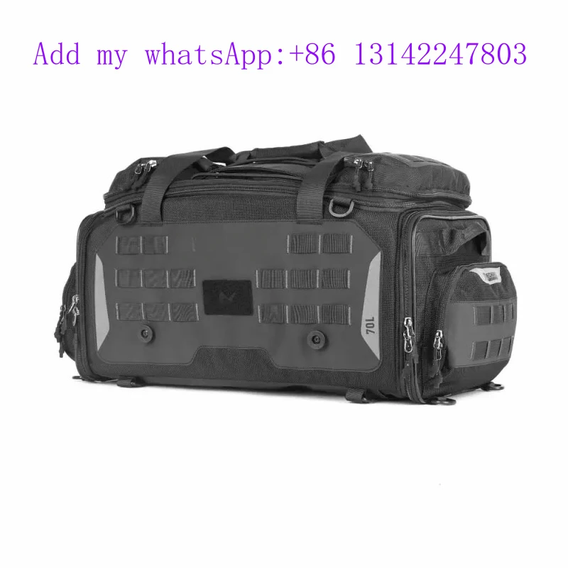 

Сумка-седло для мотоцикла, 70 л, портативная большая вместительная сумка с магнитным двигателем на заднем сиденье, дорожный рюкзак Lage