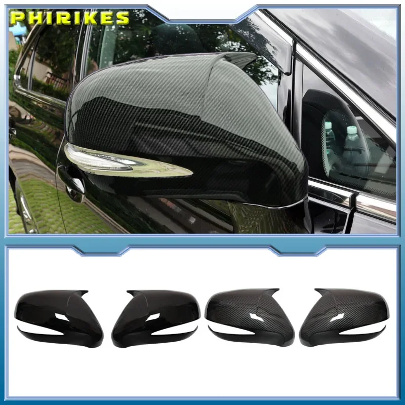 For Lexus RX RX270 RX350 RX450 2009-2014 Rearview Side Mirror Cover Wing Cap Exterior Rear View Case Trim black