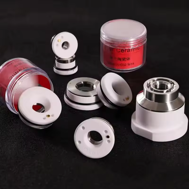 Laser Ceramic Body Nozzle Holder Ring D32/M14 D28/M11 WSX Precitec Raytools Fiber Cutting Head Procutter Lightcutter BT230 BT240 - Image 2
