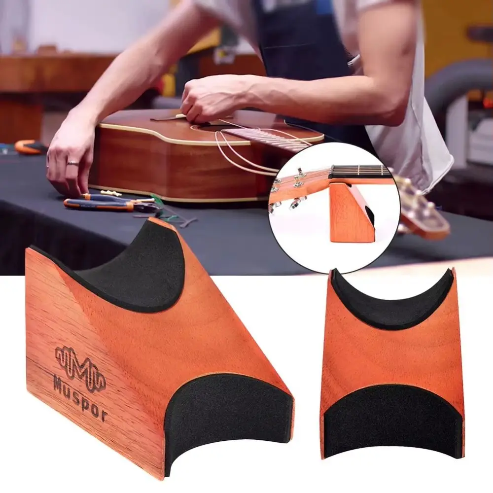 

Support Pillow Guitar Wooden Neck Bracket Electric Acoustic Bass Stable Guitar Neck Rest Professional Multi-function