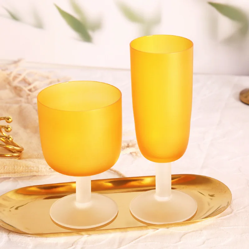

Orange Crystal Glasses Cocktail Glasses Goblets Coloured Pink Champagne Glasses Barware bar utensils