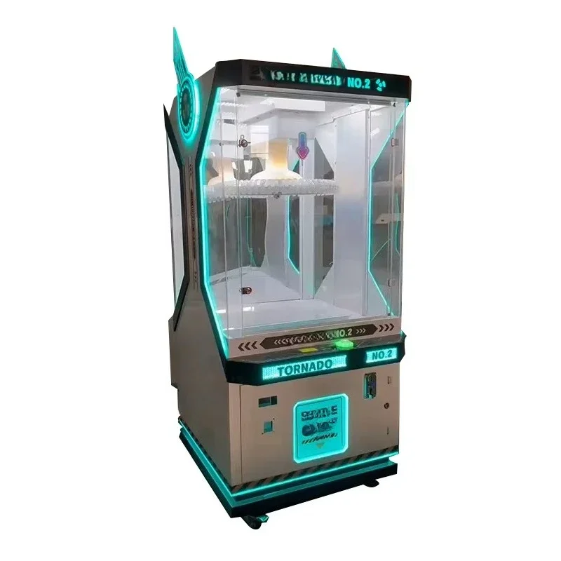 Custom Premium Commercial Coin-Operated Clip Machine Small Arcade Game For Pendant Doll Accessories Office Traffic Attracting