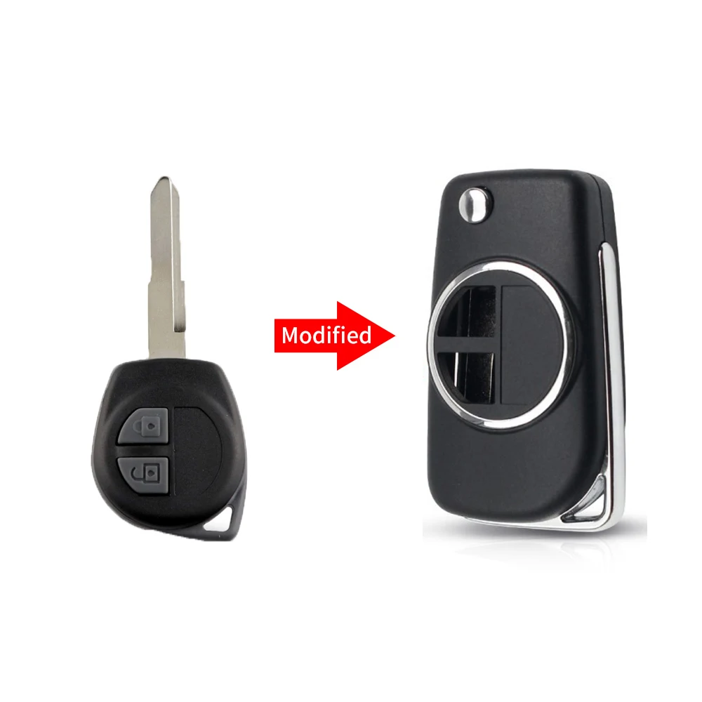 YIQIXIN Modified Flip Remote Car Key Cover Case For Suzuki Swift Grand Vitara Alto SX4 JIMNY Splash Liana HU133R/SZ11R Blade