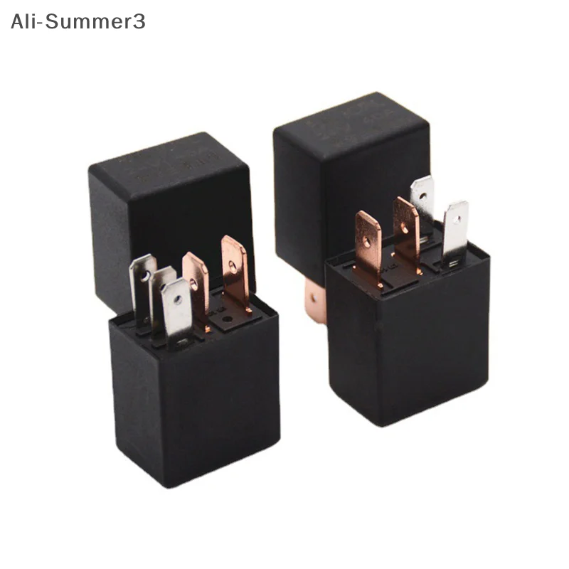 

DC 12V 40A Rated Current 1NO 1NC SPDT 4/5 Pins Car Automotive Alarm Relay 40 Amp