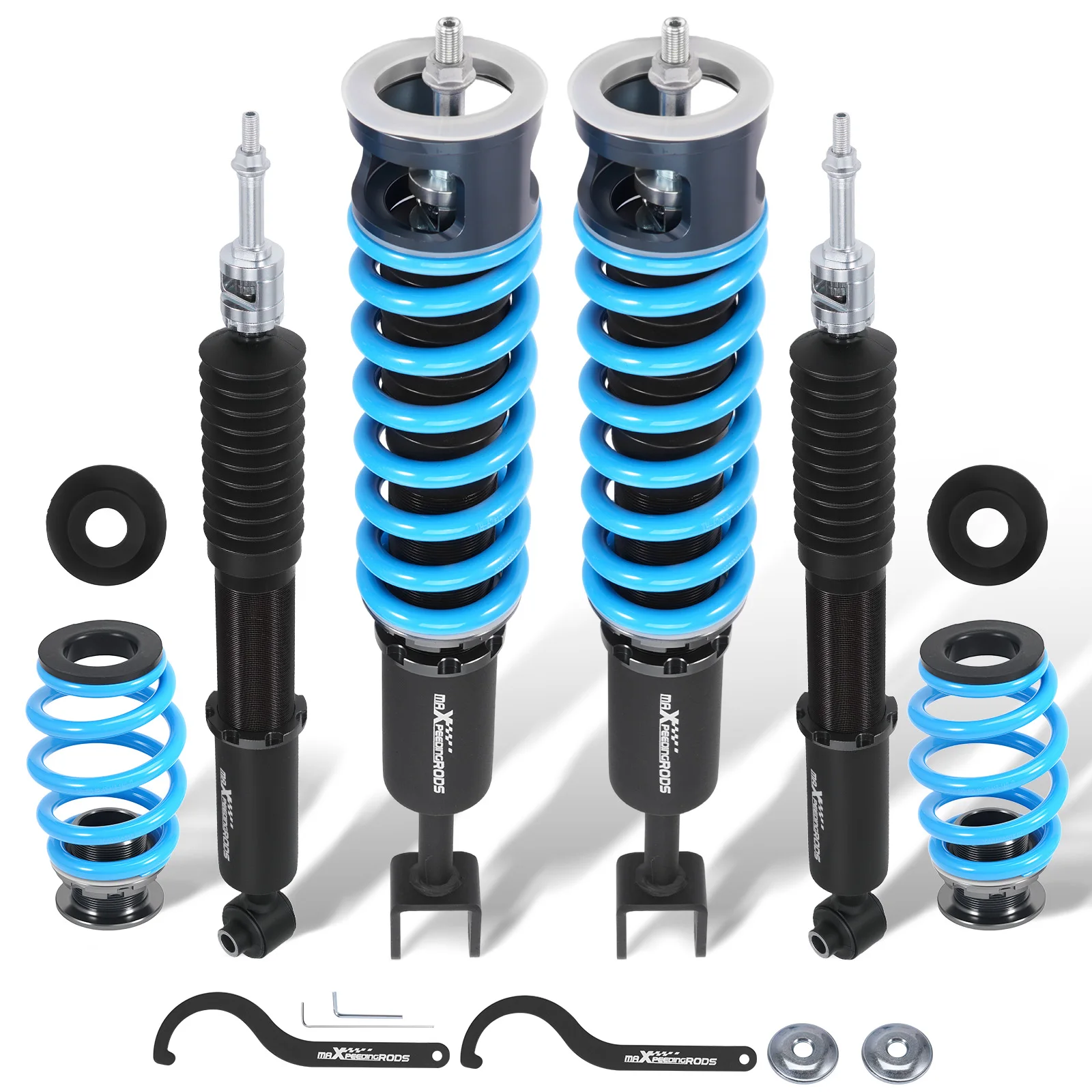 T6 Coilover Lowering Kit Shocks Struts Assembly for AU DI A4/S4 FWD AWD B6 8E 8H B7 8E 8H 2002-2008 STREET Use