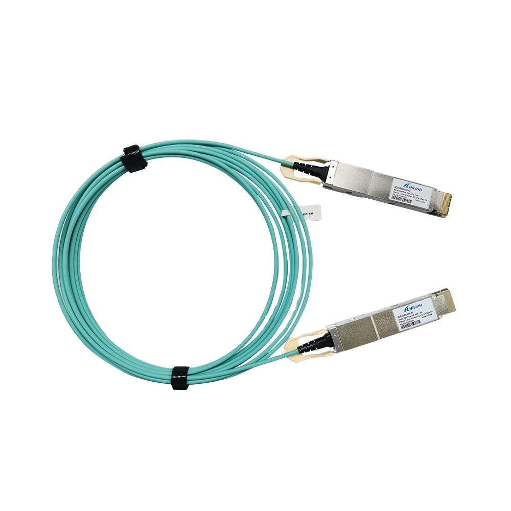 

400G QSFP DD Active Optical Cable 8x26.5625GBd(PAM4) electrical Interface DDM 3M MMF Cable