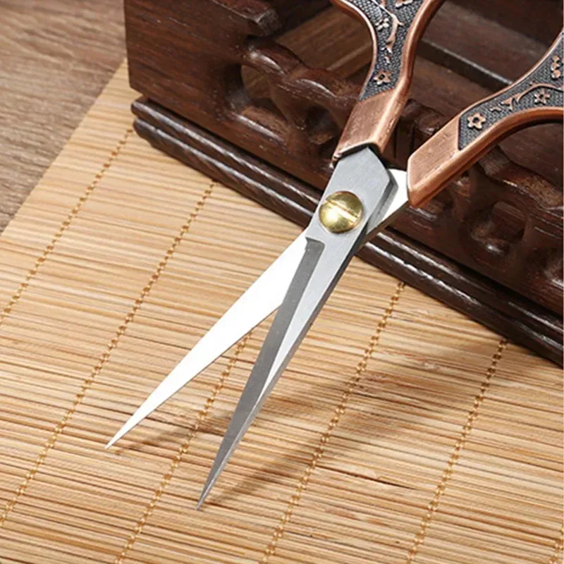 1PC Sewing Scissors Stainless Steel Retro Embroidery Tailor Scissors Dressmaker Shears Fabric Cutter DIY Sewing Accessories image 6