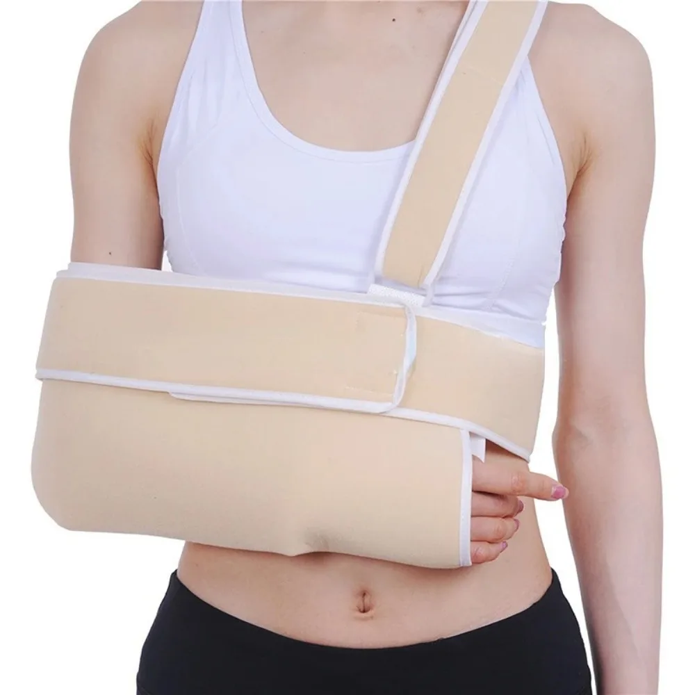 Medical Forearm Fixation Sling Adjustable Shoulder Arm Support Brace Elbow Joint Fracture Rehabilitation Stabilizer Pain Relief