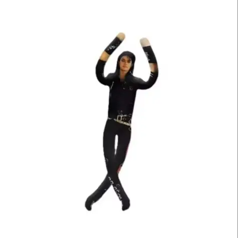 New Style Michael Jackson Cosplay Prop Doll Abstract Joint Mobility Plush Stuffed Figure Dolls Room Decoration Collectible Gift