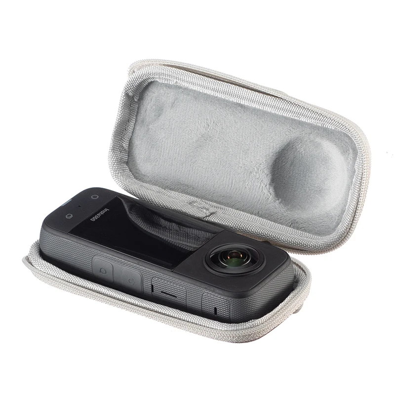 Insta360 mini bolsa de armazenamento cristal veludo caso protetor portátil para insta360 um x3 câmera panorâmica acessórios anti-gota saco