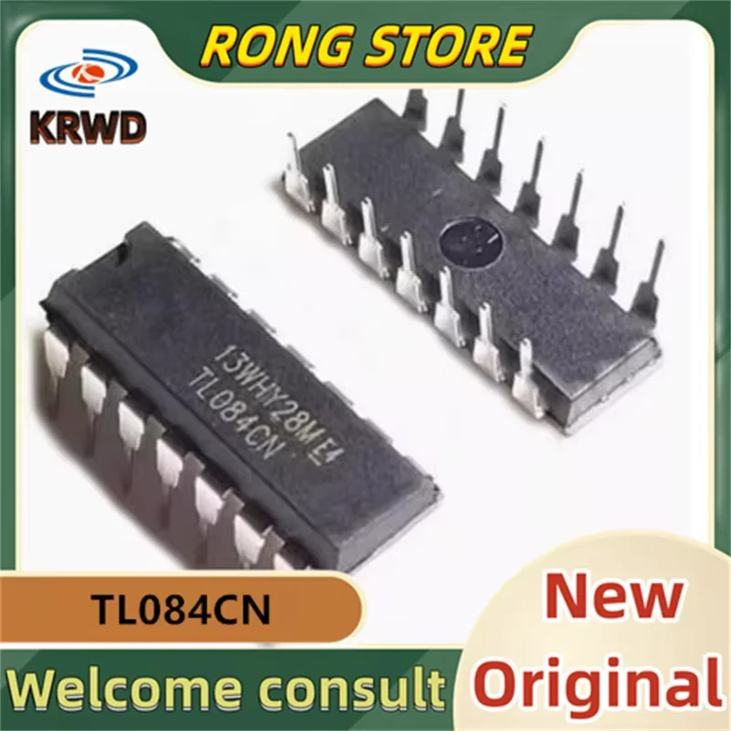 (15PCS) TL084CN TL084 DIP14 New and Original Chip IC