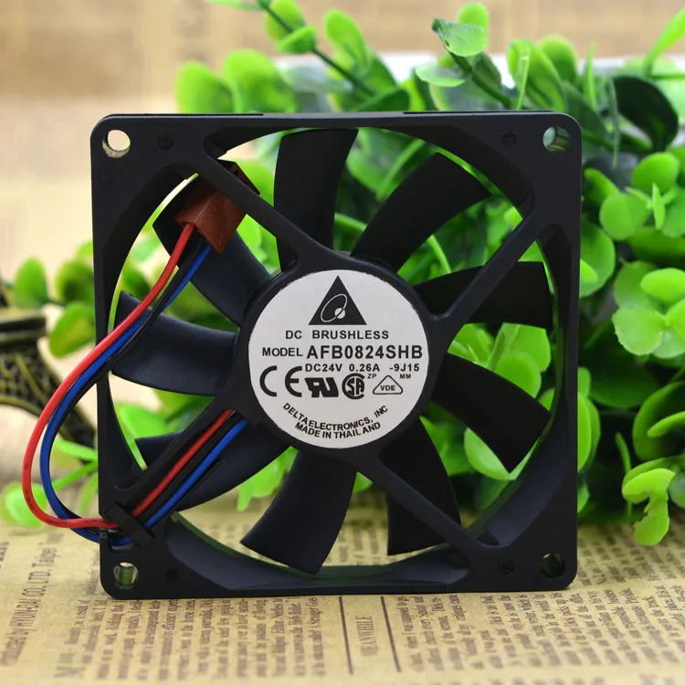 NEW ORIGINAL AFB0824SHB 24V 0.26A 8015 80*80*15mm 8cm COOLING FAN