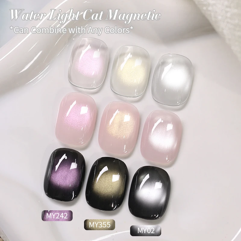 BORN PRETTY 10 ml Pink Water Light Cat Magnetischer Gel-Nagellack Spaking Glitter UV LED Soak Off Gel-Lack Kristall DIY Maniküre – Detail 6