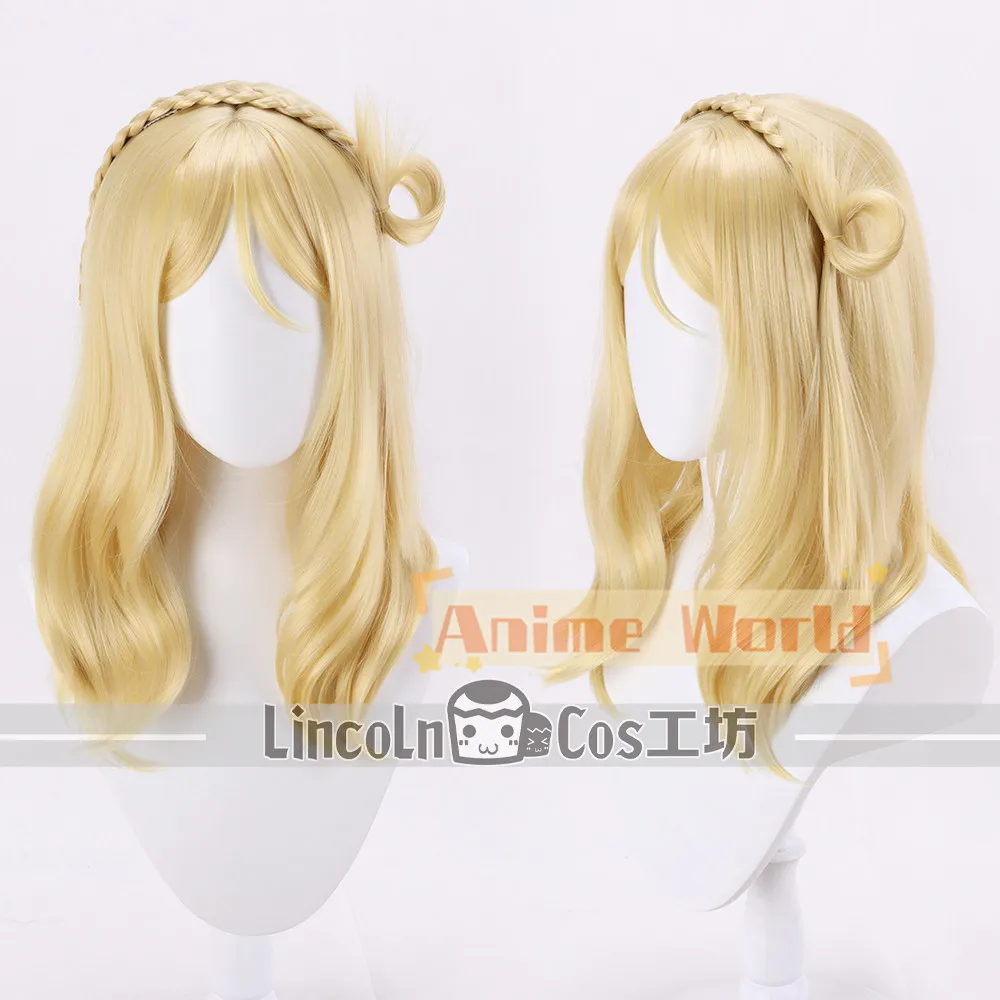 

Парик для косплея Охара Мари из аниме Love Live, аксессуар для Хэллоуина и карнавальных вечеринок, синтетические волосы из термостойкого волокна + шапочка для парика