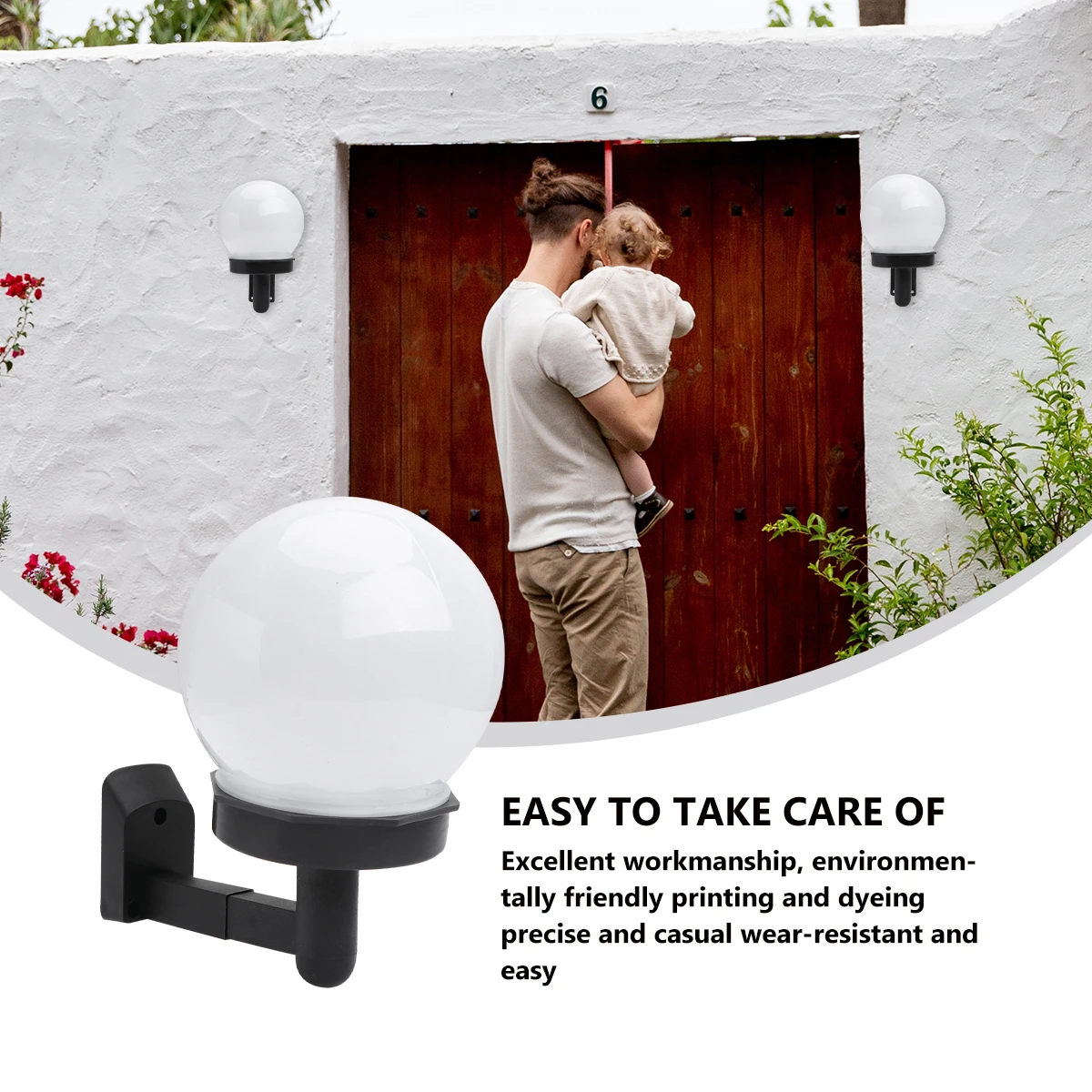 

2pcs Solar Wall Light LED Waterproof Outdoor Lighting L scape Solar Powered Rechargeable Deck Fence Yard Garden Driveway