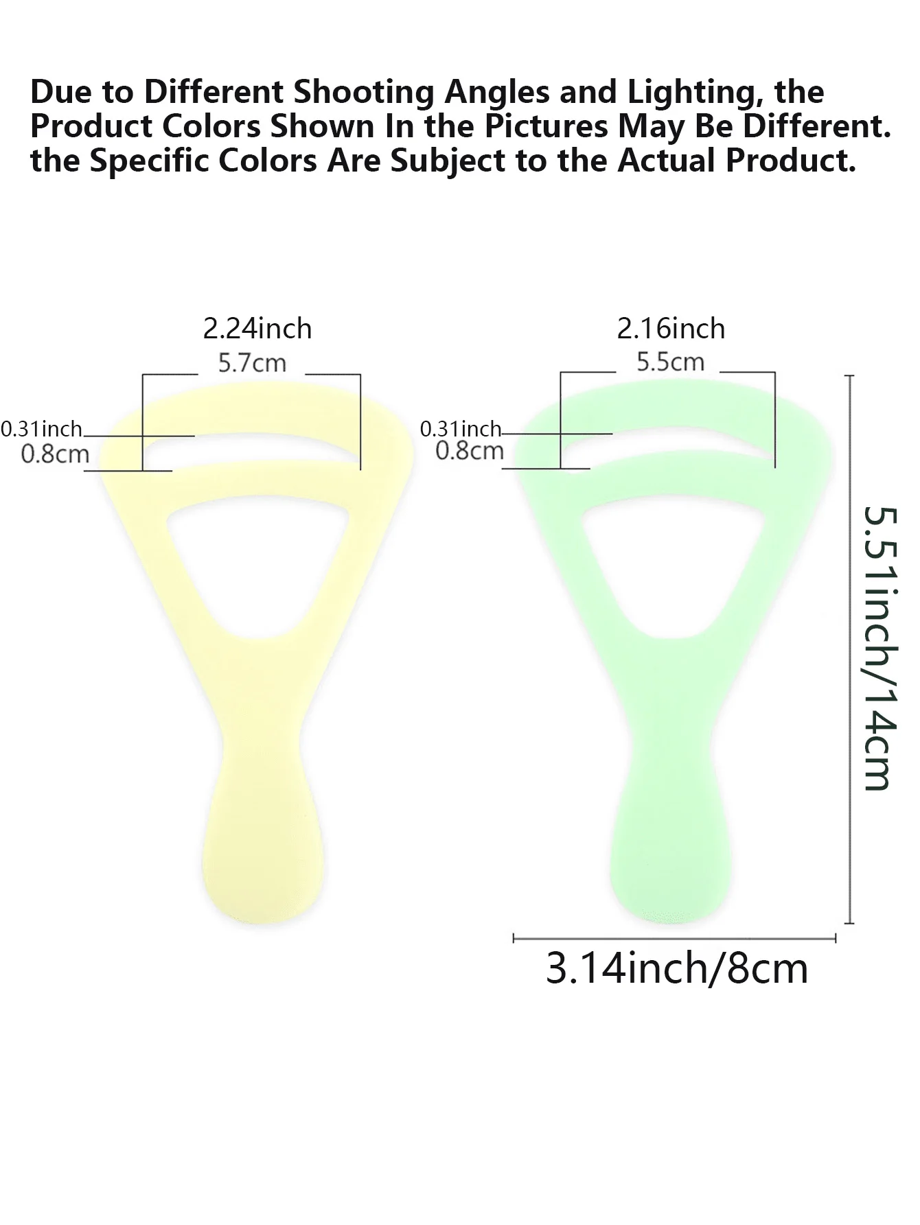 2-Piece Eyebrow Shaping Template Set - DIY Eyebrow Design and Decoration, Eyebrow Line Drawing Card, Eyebrow Crossing Card, Natural Curve Eyebrow Shaping Card, Reusable Plastic Template, Convenient for Travel