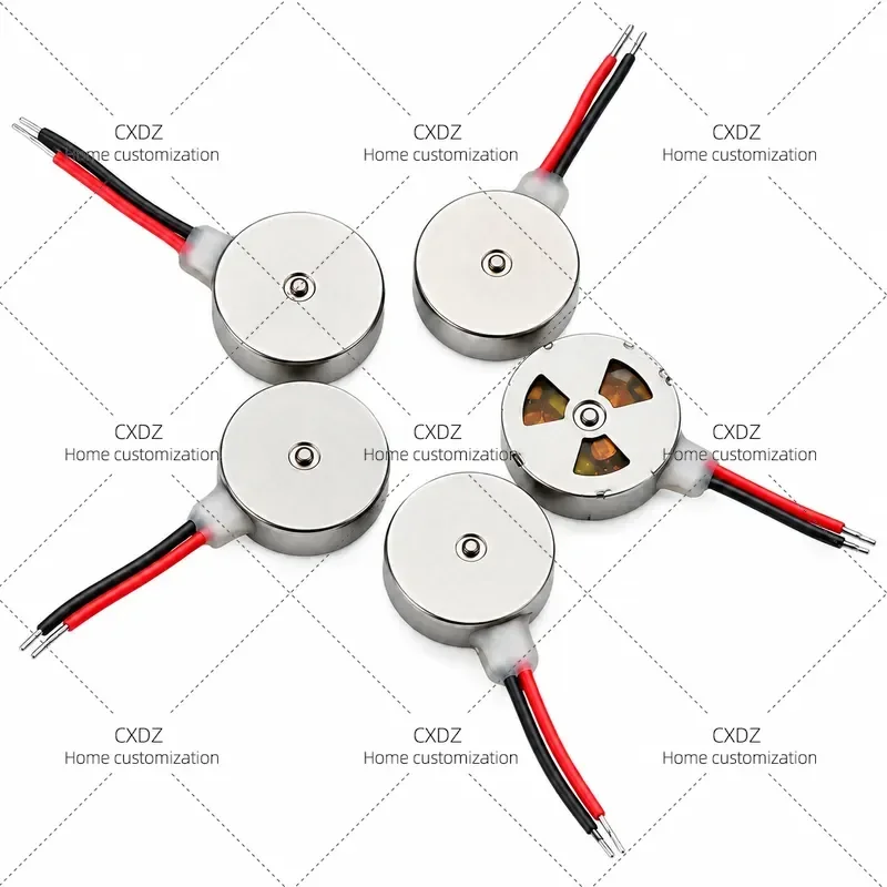 10pcs 8MM Micro Brushless Vibration Motor for Smart Sports Watch Button Type