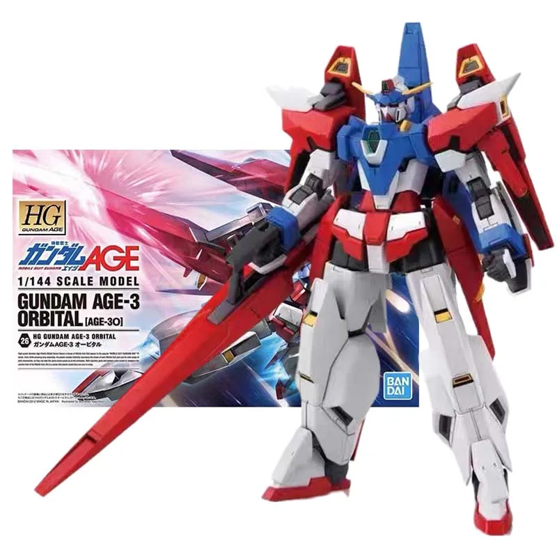 

Набор моделей фигурок Bandai Gundam, Аниме Фигурки HG, возраст 3, орбитальный мобильный костюм, игрушки для мальчиков, детские подарки